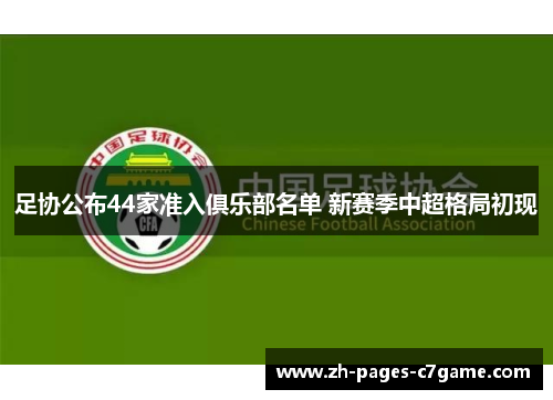 足协公布44家准入俱乐部名单 新赛季中超格局初现 足协公布44家准入俱乐部名单 新赛季中超格局初现